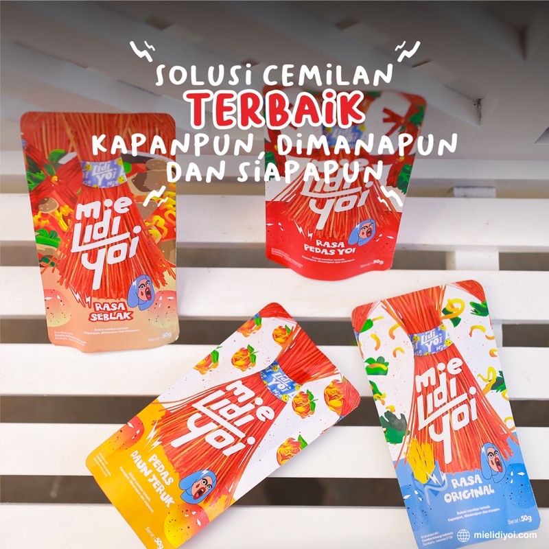 

Mie Lidi Yoi Snack Viral [Camilan Pedas Gurih] mi lidi yoi All Varian MI Lidi