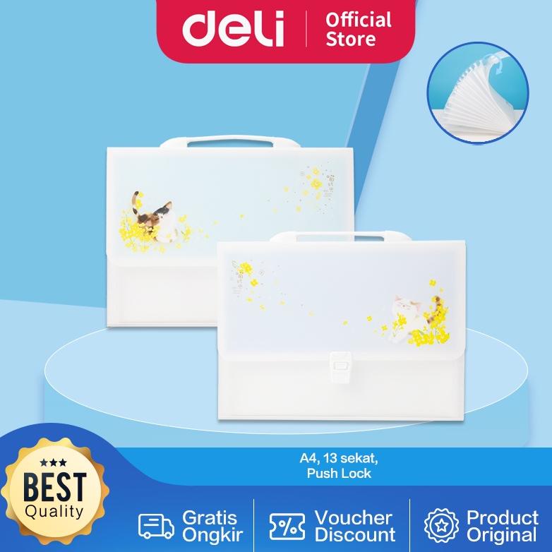 

DELI TAS FILE A4 13 SEKAT DILENGKAPI DENGAN INDEKS BAHAN ANTI AIR DESAIN BERGAMBAR KARTUN 72579 TERLARISS...,,,,,