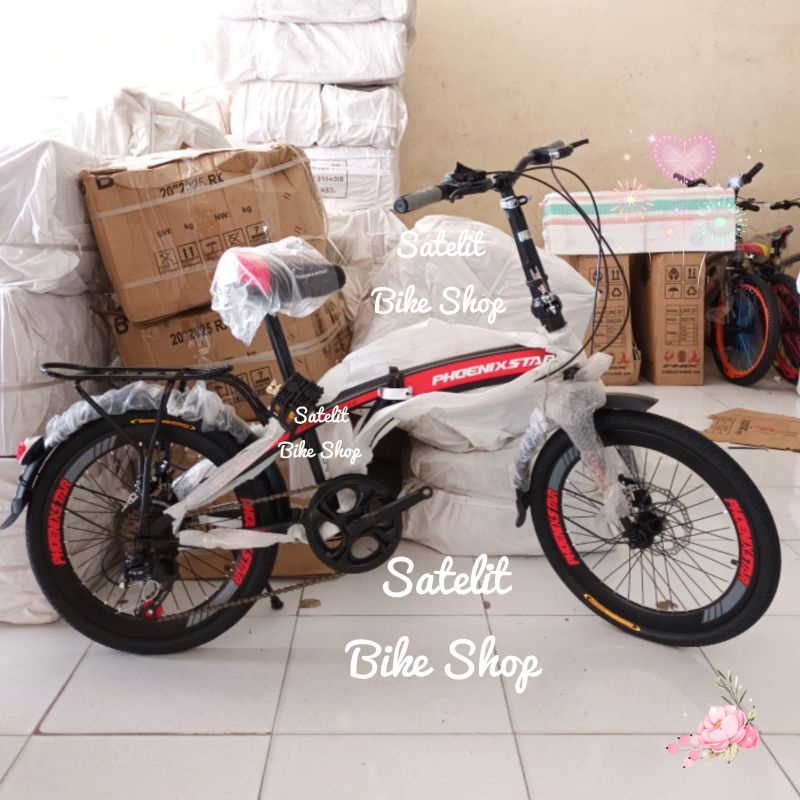 Sepeda Lipat Seli Folding Bike Ukuran 20 Inch Interbike / Sakoni Swissbike
