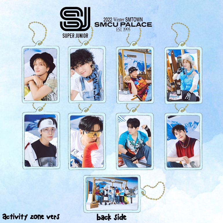 Super Junior SMCU Palace Acrylic Clear Keychain Gantungan Kunci Akrilik