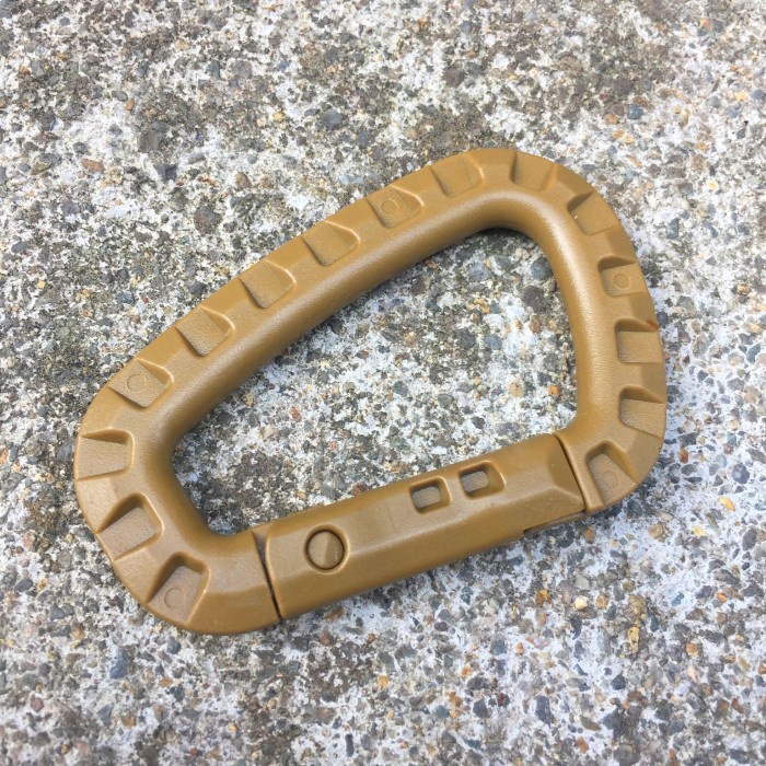 Carabiner Gantungan ARMY Plastik Ringan Kuat kokoh Beban 30kg++