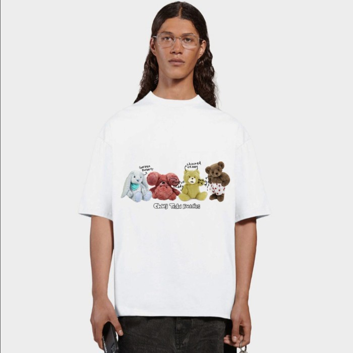 CHUG - TEDDY OVERSIZED TEE - WHITE