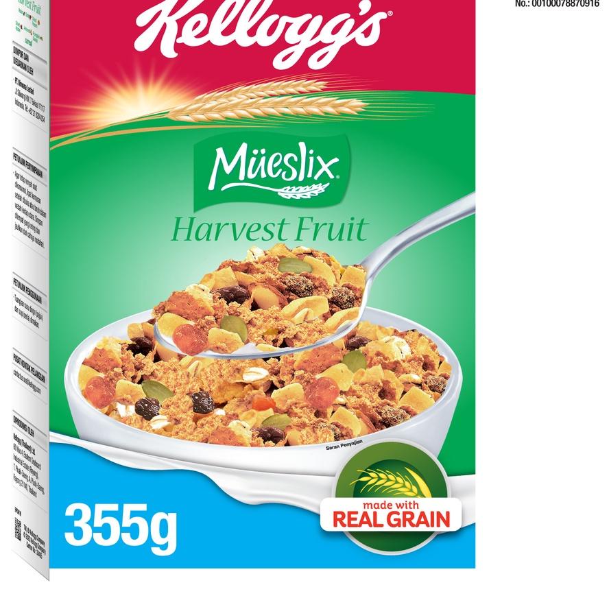 

EXCLUSIVE!Kelloggs Mueslix Harvest Fruit Cereal 355 gr|KD6