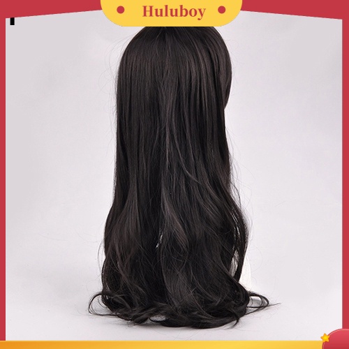 Wig Rambut Wanita Model Panjang Keriting Gelombang Untuk Pesta Cosplay