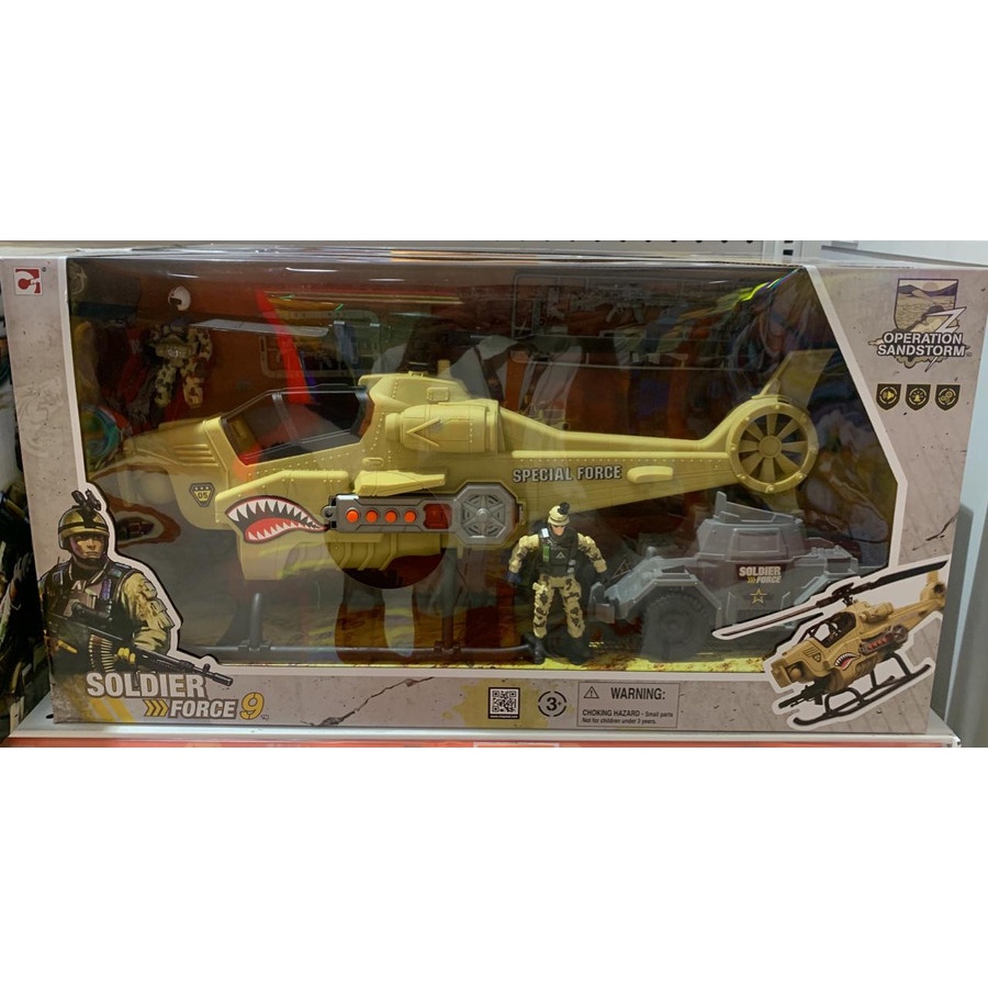 Sale: Soldier Force 9 Operation Sandstorm Helicopter Special Force 3+