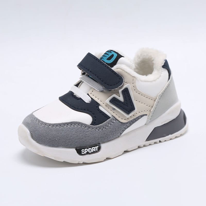SHOEGALLERY LV0187  &quot;FREE BOX&quot; Sepatu Sneakers Import Anak Motif V