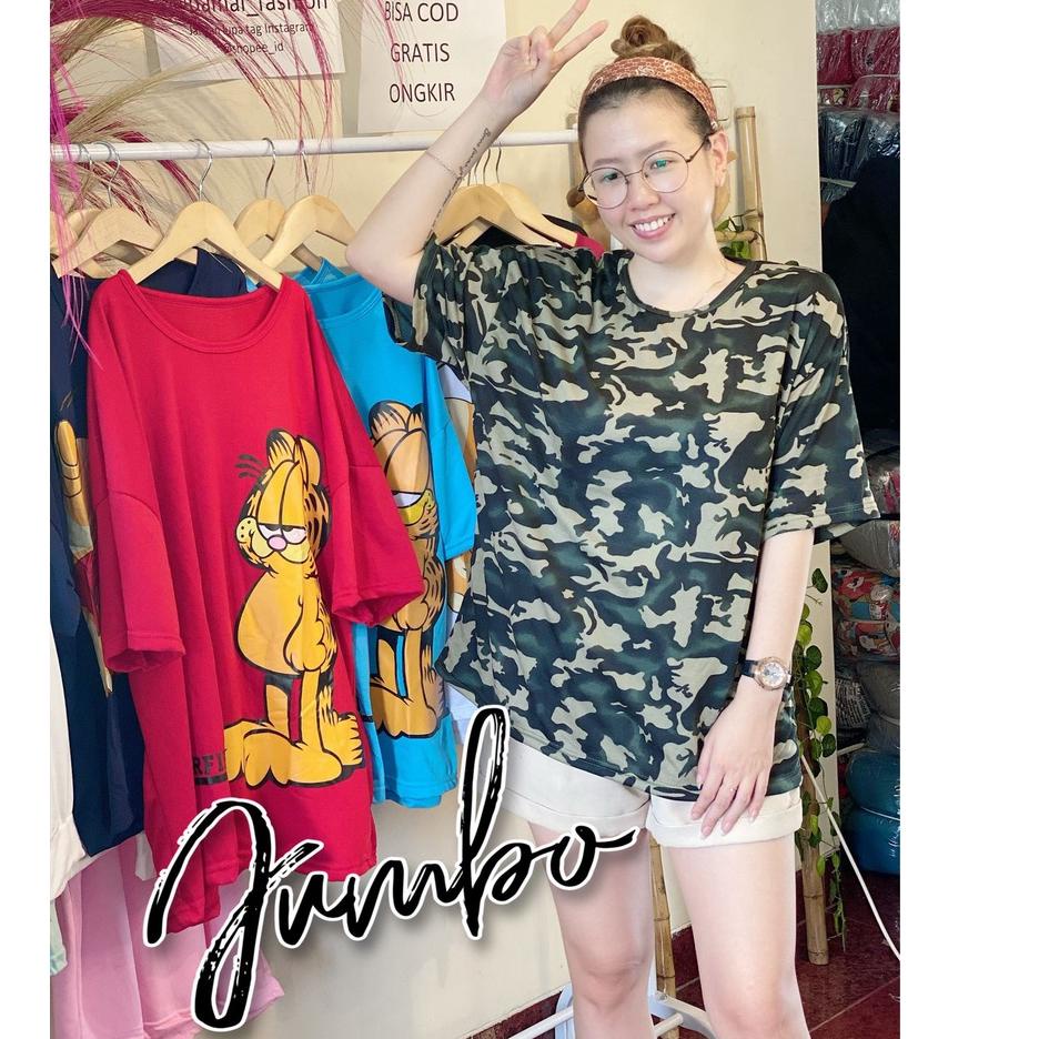 ➭Diskon Promo✽ Damai fashion jakarta - ASLI JUMBO long dress JUMBO wanita VIONA VIONA loreng army - 