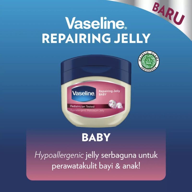 Vaseline Repairing Petroleum Jelly Lotion Original Pure / Baby 50mL