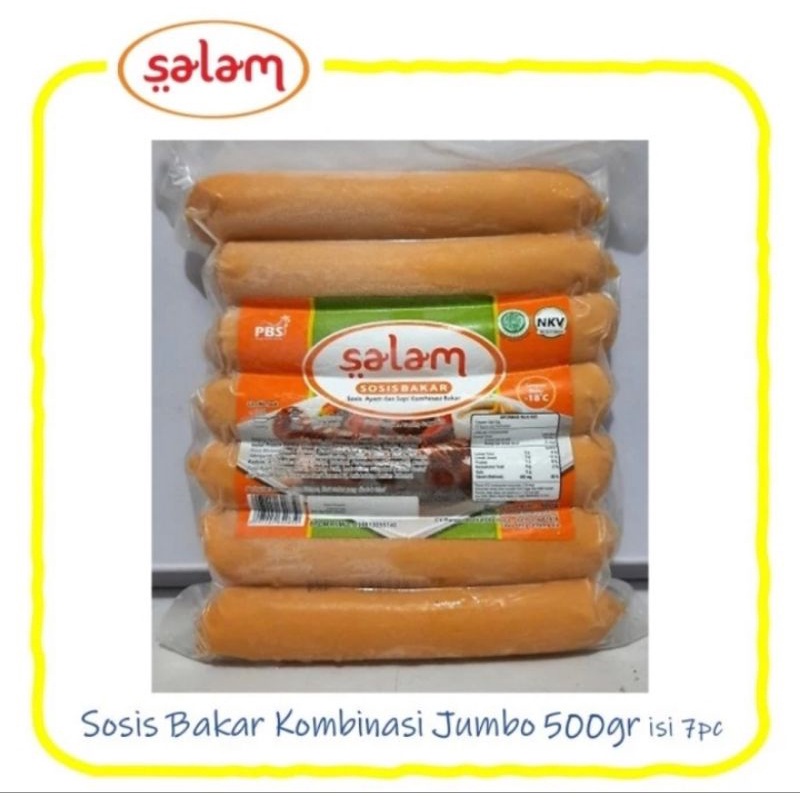 Salam Sosis Bakar Jumbo 500Gr - isi 7 pcs