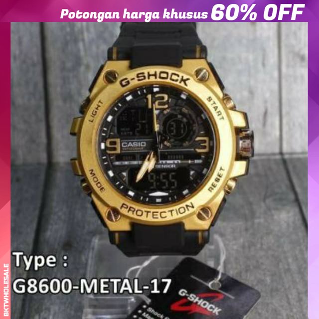 G-shock Jam Elektronik Olahraga Pria Murid Jam Panggilan Ronde Anti Air Yang Sama Casio GST8600