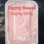 

Daging biawaak, daging giling 1kg, Frozen