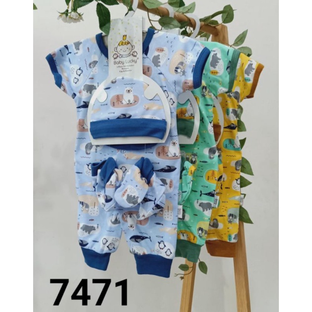 BBLUCKY BABY LUCKY JUMPER PENDEK panjang BAYI NB 12 M