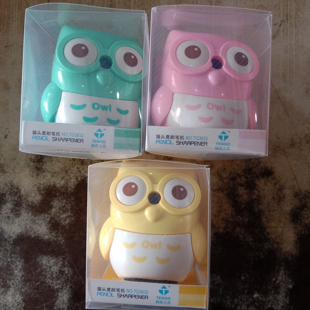 

1 buah rautan putar bentuk burung hantu tg-3632 per pcs - enc.sup