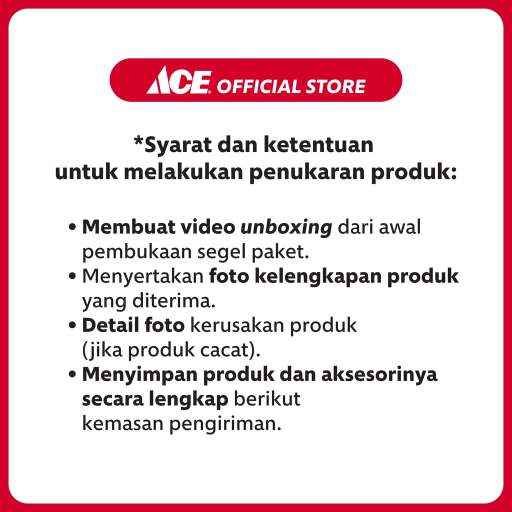 Ace - Berwyn Dumbbell Karet Hexagonal 5 Kg - Hitam Barbel Alat Fitness Gym Angkat Besi Peralatan Angkat Beban Perlengkapan Fitnes