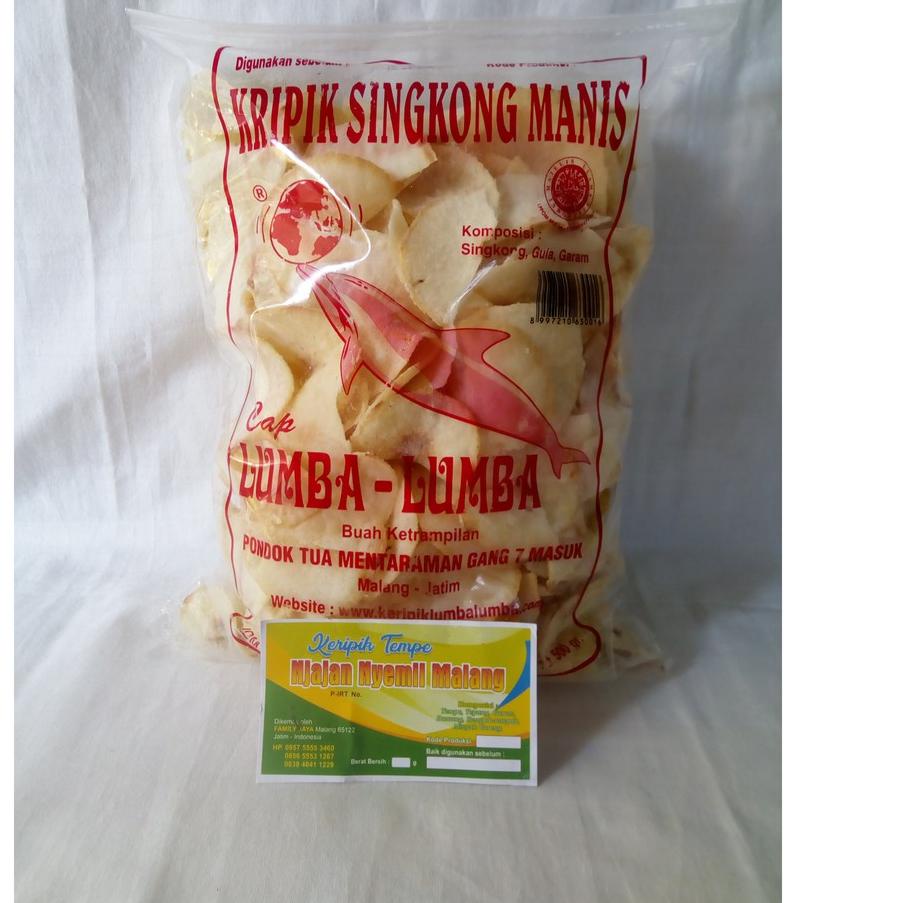 

BAYAR DITEMPAT✔️KERIPIK SINGKONG LUMBA-LUMBA 500 GRAM|KD9
