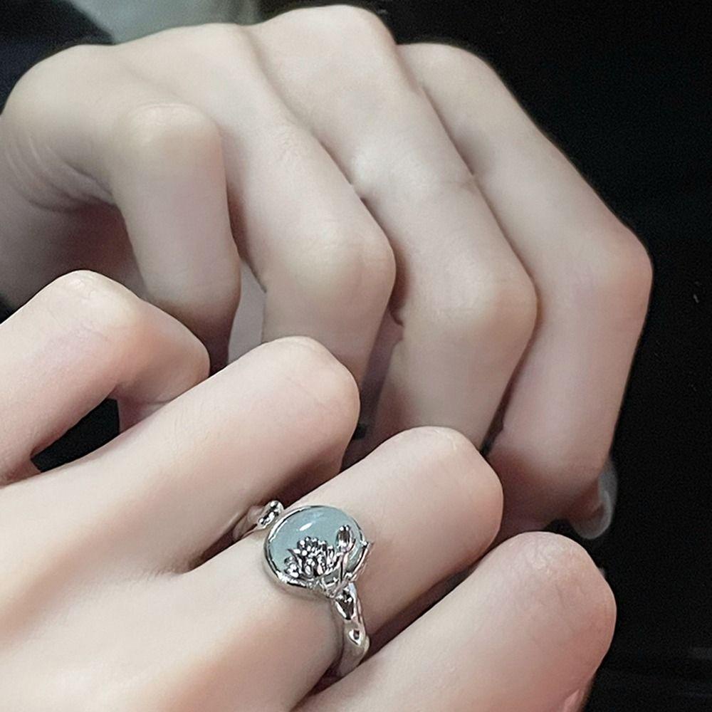 Mxbeauty Wanita Cincin Halus Vintage Gadis Hadiah Rumbai Niche Desain Pembukaan Rings Cooper Fashion Perhiasan