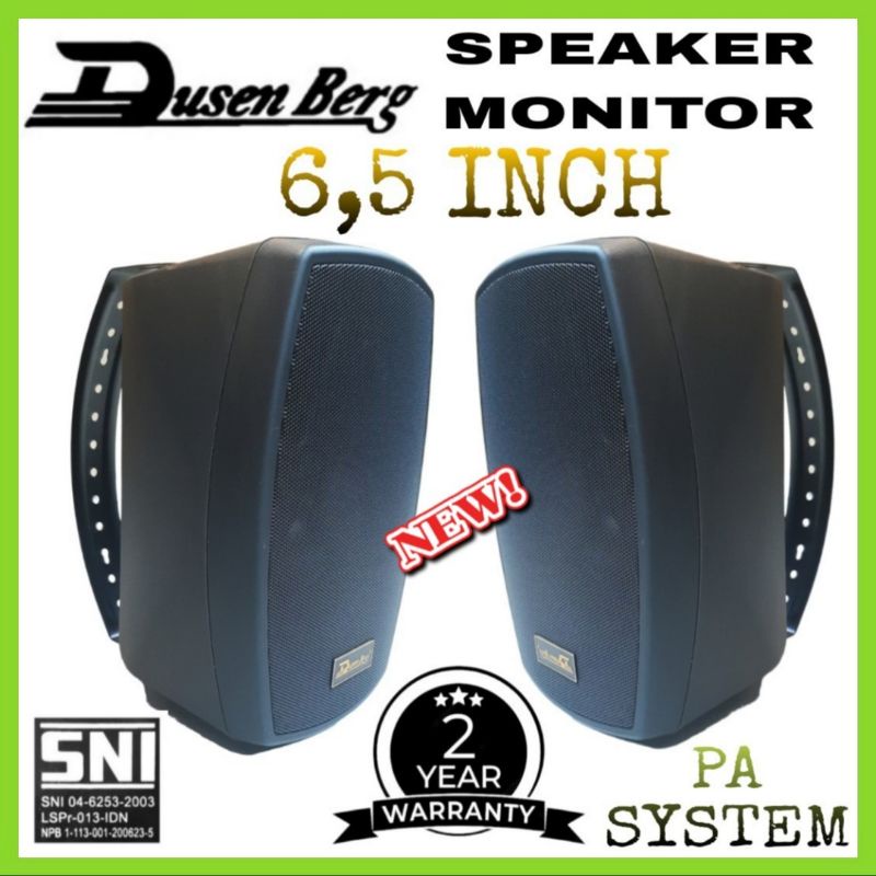 Speaker Monitor DUSENBERG 6,5 Inch + Bracket - Speaker Cafe, Restoran