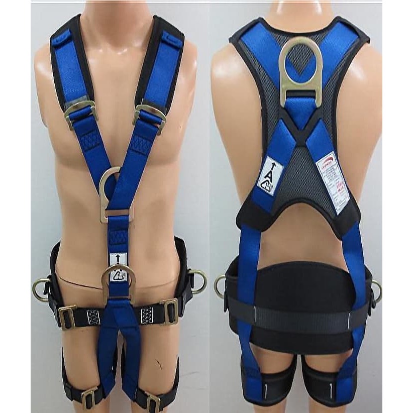 Full Body Harness 4 D-Ring Kapasitas Berat 190 Kg Leopard LPSH 009