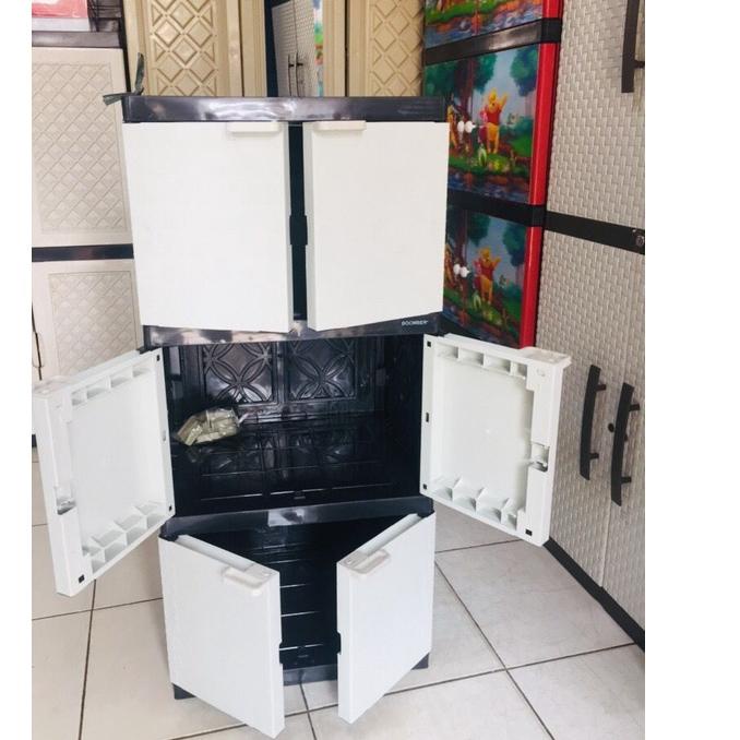 Paling Disukai.. Lemari Plastik / Lemari Pakaian full susun 3
