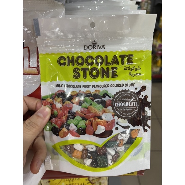 

CemilanBintan (Choco Stone) Coklat bentuk batu 100&250gram