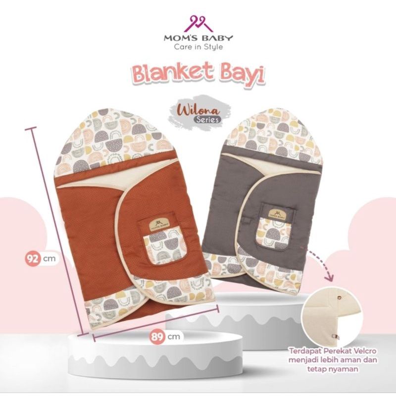 Mom's Baby Baby Blanket Selimut Bayi Tebal dan Lembut Wilona Series - MBB 5019