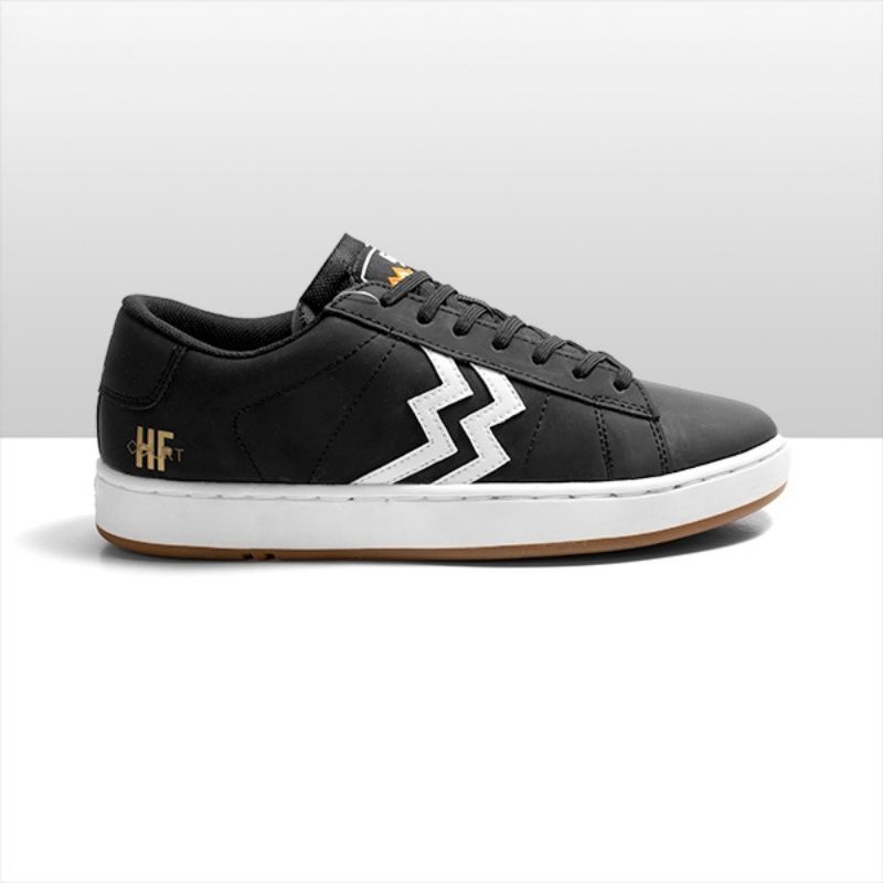 Sepatu Geoff Max Original - HF Court 2.0 Black White | Sepatu Pria | Sepatu Wanita | Sepatu Unisex