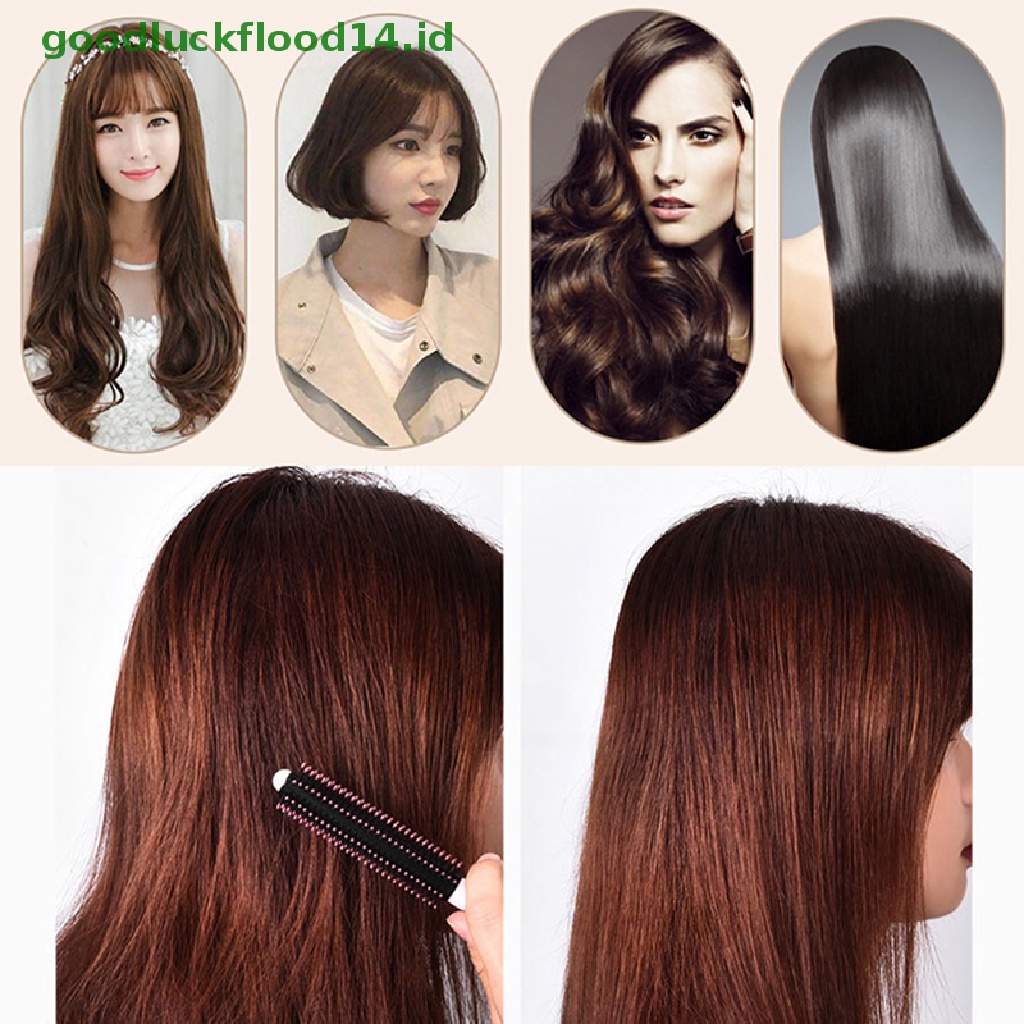 [GOOGFOUR] 1pc Roll Brush Sisir Rambut Bulat Bergelombang Curly Styling Care Curling Alat Salon [TOP]