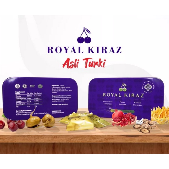 

Royal Kiraz Gold Original Royal Kiraz Isi 15 Pcs Candy / Produk Terbaru Exp 06 2026