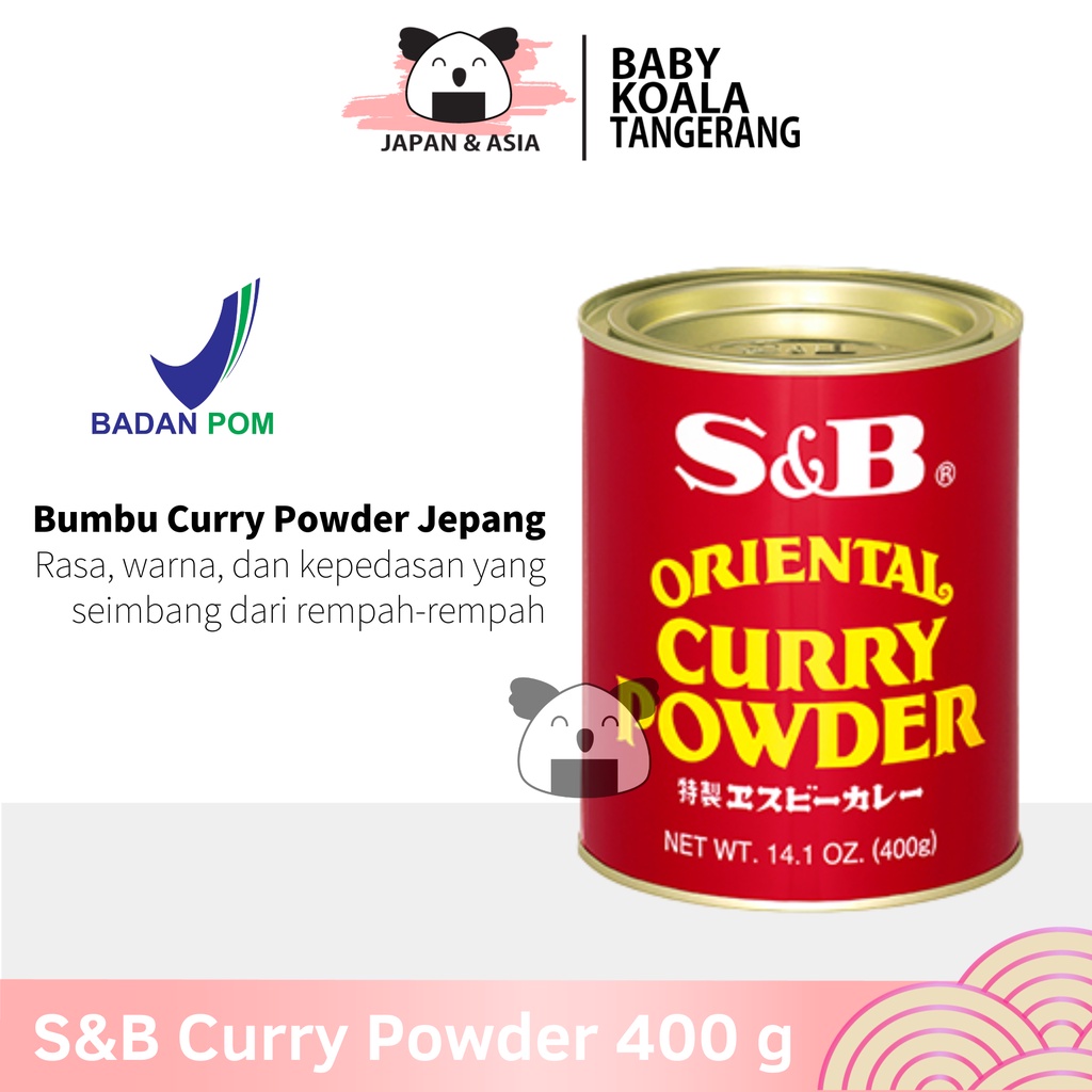 

S&B Curry Powder Japan 400 g │ Bubuk Rempah Kari Import Jepang S & B Kare.