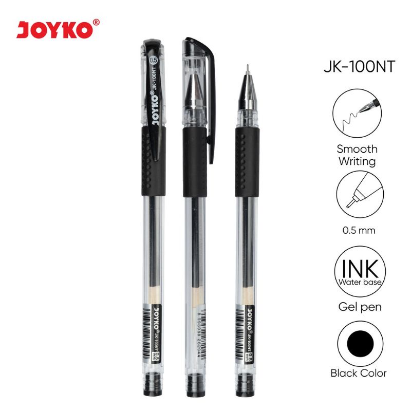 Gel pen pulpen Joyko JK-100NT 0.5 MM Pena