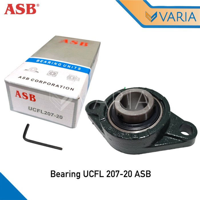 Bearing UCFL 207-20 ASB As 31.75 mm 1 1/4 Inch Laher Pillow Block