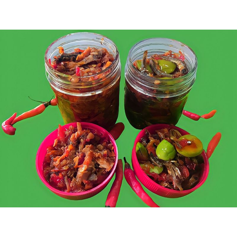 

SAMBAL TONGKOL/ TERI/ ATI AMPELA/ CUMI/ TERI PETAI/ BAWANG/ TERASI