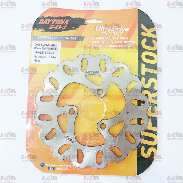 Daytona Piringan Cakram Depan Wave Disc Rotor Mio M3 Vario 110 125 150