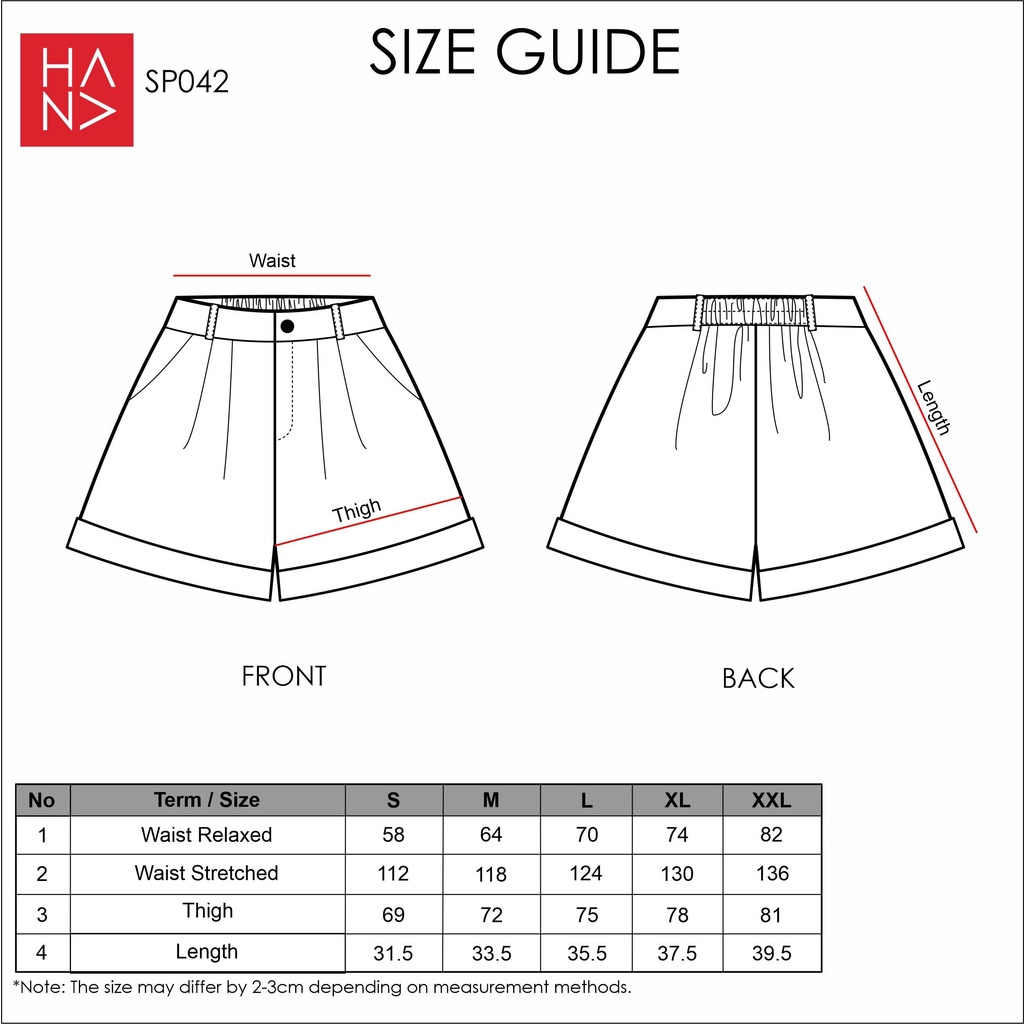 Hana Fashion - Emily Short Pants Celana Pendek Wanita - SP042