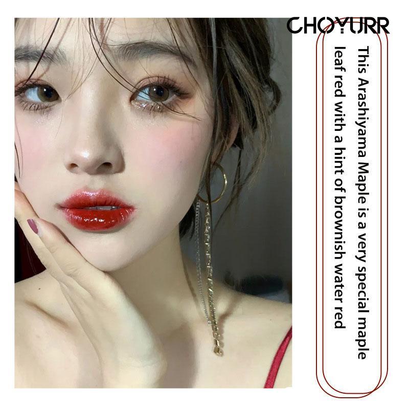 【COD】Lip Glaze Lipstik Matte Lipstik Waterproof Tahan Lama Dan Tahan Air 24 Jam Lipgloss Makeup Soft Yang Tahan Lama Transferproof Korean Import-CH