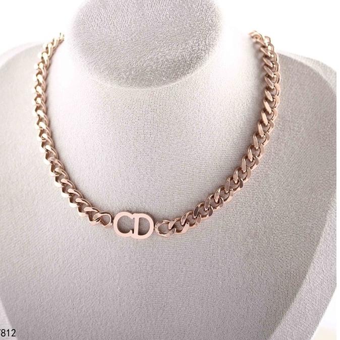 Jangan Sampai Kehabisan❄️ Kalung Fashion Korea CD Titanium LCN056