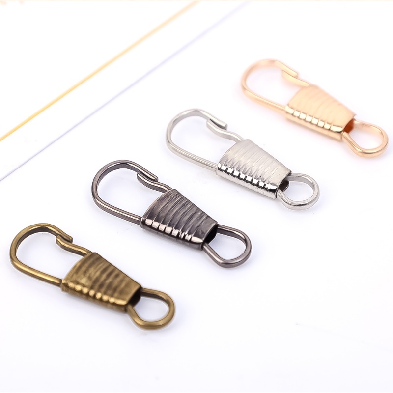 Zipper Slider Pull Tab Metal Zipper Fixer Head 10Pcs Mode Zipper Slider Untuk Gesper Rusak Tas Travel Koper Zipper Head Zipper Pull Pengganti Zipper Repair Kit Zipper