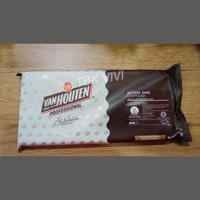 

COKLAT VAN HOUTEN CHOCOLATE COMPOUND 1KG - Dark Chocolate