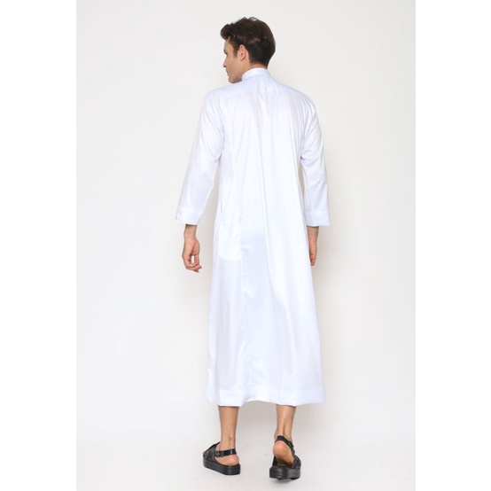 Gamis Putih | Jubah Al-Luthfi Muslim Wear Terbaru