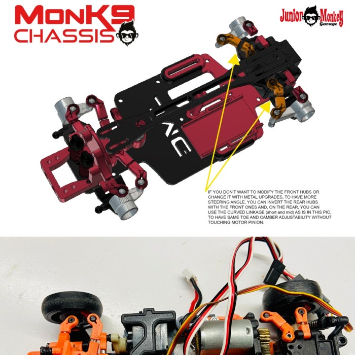 k989 WD JMG MONK9 CHASSIS FOR WLTOYS K989/K969/284131