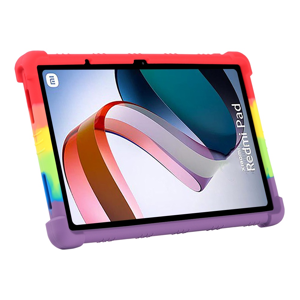 Untuk Xiaomi Redmi Pad (2022) 10.61 &quot;VHU4254IN 5G Fashion Kualitas Tinggi Menebal Shockproof Tablet Casing Pelindung306° Rotating Stand Case Sarung Silicon Lembut