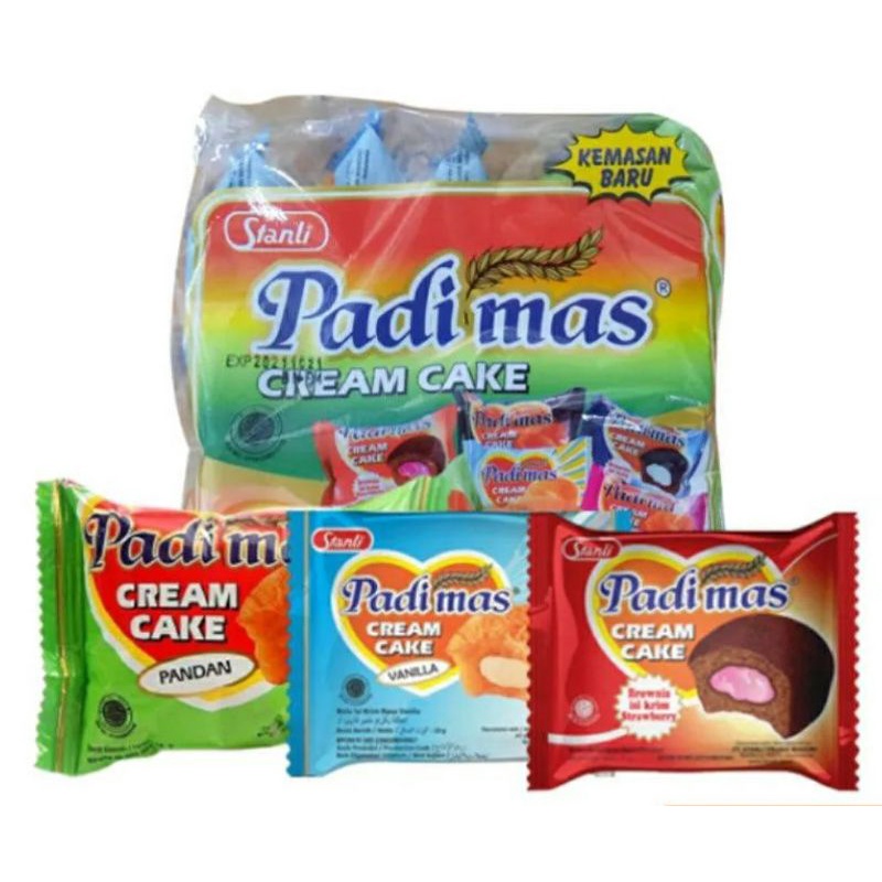 ✔MURAH Padimas Cream Cake 1pak isi 10pcs / Bolu Padimas / Padimas Bolu