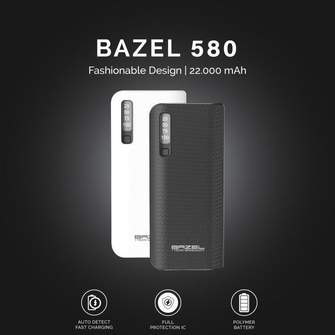 Bazel 580 Series Powerbank 22000 Mah Digital Display Small Power Bank