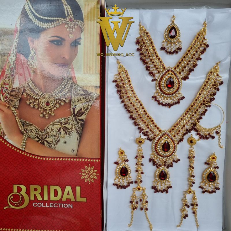 Kalung india set Bridal