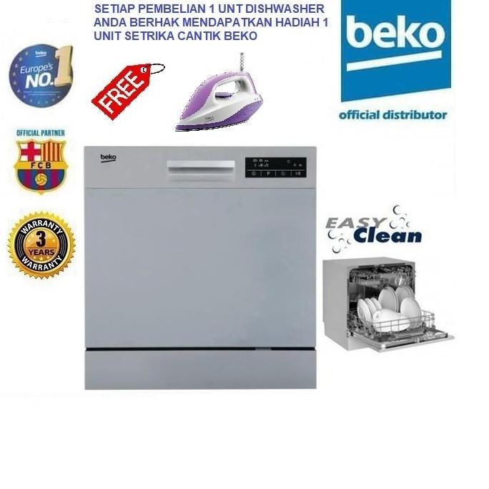Beko Dtc-36810S Dishwasher - Mesin Cuci Piring