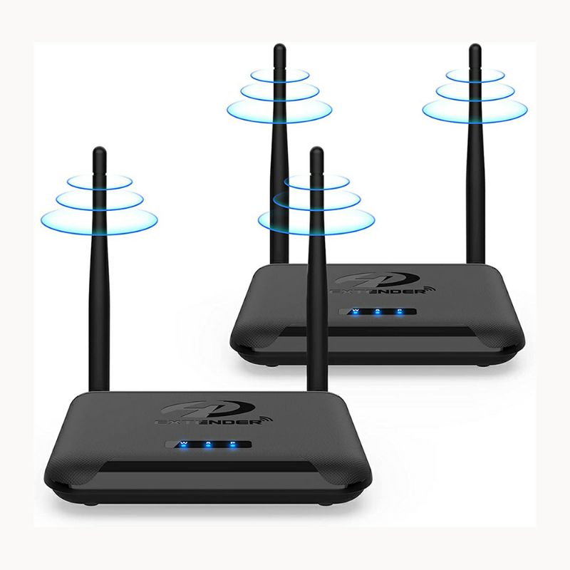 PAKITE AV Sender Wireless Transmitter Receiver 2.4GHz 150M - BIN-850 - Black