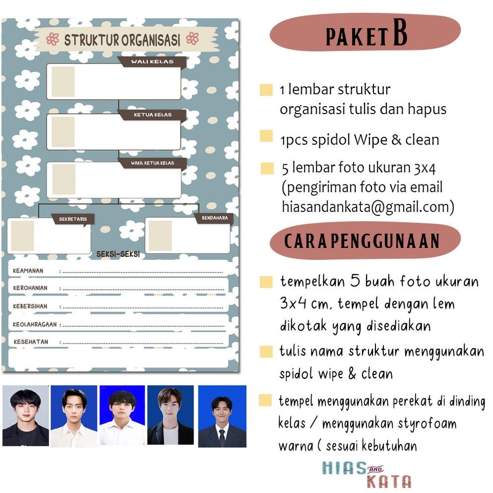 

[R-V2V][✓] Struktur Organisasi Kelas Sekolah Cetak Foto Poster Flower A3+ top produk