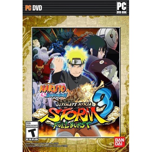KASET DVD GAME PC: NARUTO ULTIMATE NINJA STORM 3