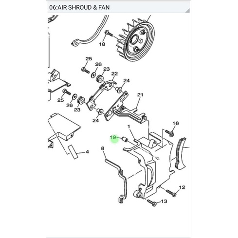 plug blind karet cover tutup mesin sebelah kiri yamaha mio sporti nouvo mio soul fino ori