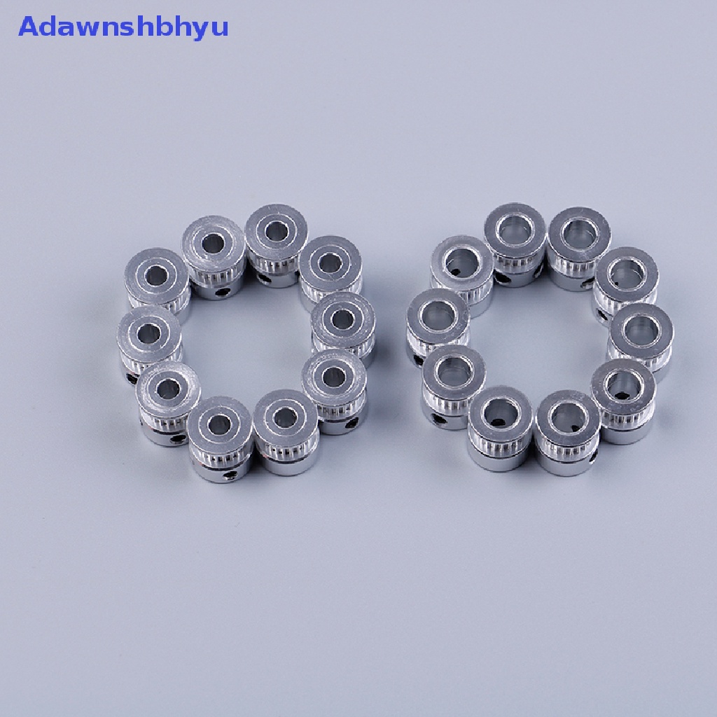 Adhyu 10Pcs gt2 timing pulley 20gigi Lubang 5mm 8mm Untuk gt2 synchronous belt 2gt belt ID